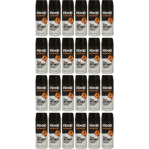 Axe Dark Temptation 24 x 150 ml Deodorant Deospray Deodorant Spray Deo Spray Set