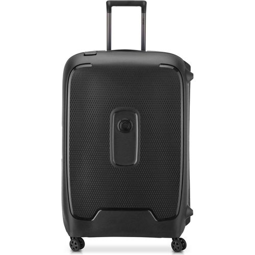DELSEY PARIS - MONCEY - Valise Grande Taille rigide matière recyclée et Recyclable - 76x52x30 cm - 97 litres - L - Noir