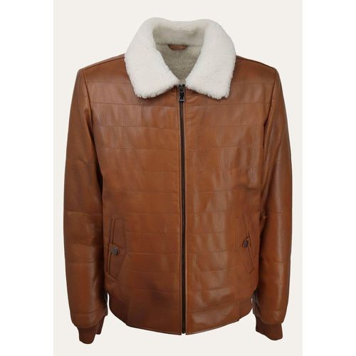Lammfelljacke Thorsten Cognac - Größe: M