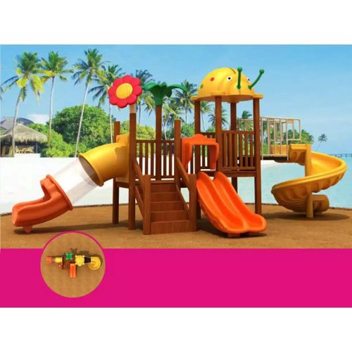 Spielturm mit Rutsche Unterhaltung für Kinder Spielplatz für Kinder