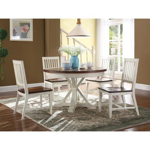 Klassischer Design Rundtisch Runder Tisch Holz Tische 122x77cm Esszimmer Rund