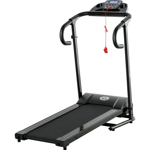 HOMCOM Laufband Klappbar elektrisch 500 W 0,8-10/h 0,75HP Handyhalterung