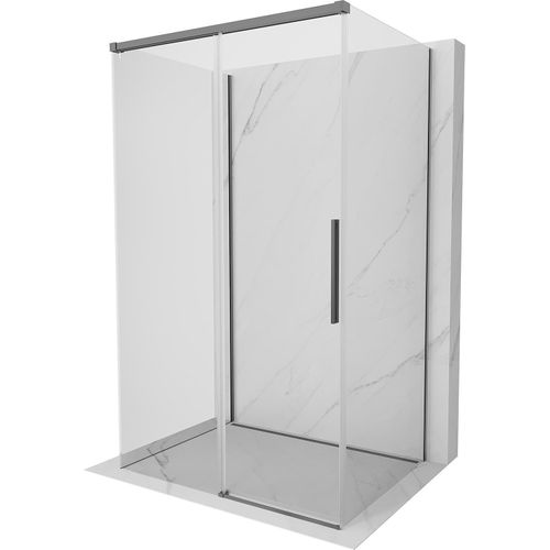 Mexen Rox-3S Duschecke 3-seitig verschiebbar 115 x 120 cm, transparent, Gunmetal - 8C2-115-120-95-00-3S