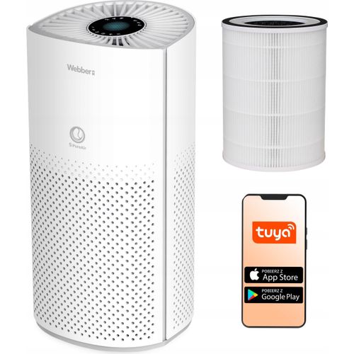 Luftreiniger Webber AP8550 HEPA H13 WiFi UV-C Ionisierung Smart AI