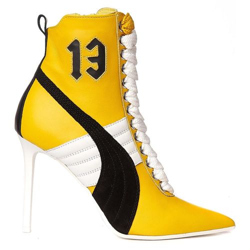 Pumahigh Heel Leder X Fenty Rot