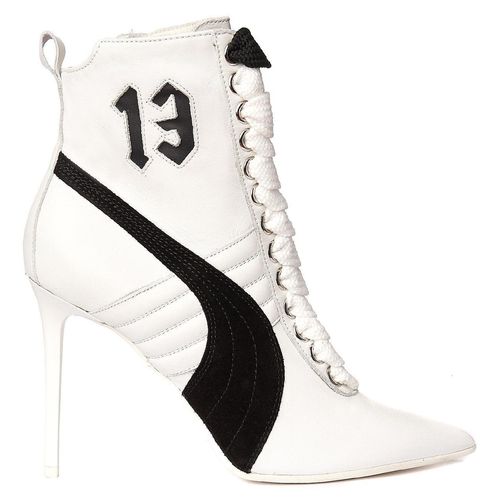 Puma High Heel Leder X Fenty Weiß