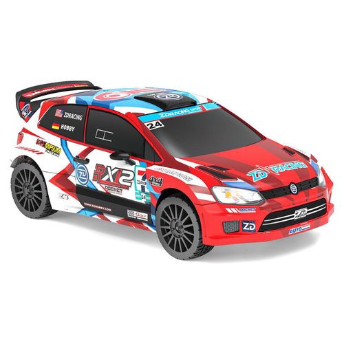 ZD Racing RX12 1:12 RTR RC Drift Rally Auto 4WD 2.4GHz, 80 km/h 3S Brushless, Gyro, Metallchassis, Öldämpfer, LED, High Speed RC Car, Rot