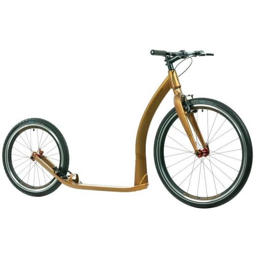 26/20 Tretroller 26Zoll vorne 20Zoll hinten Scooter Cityroller Crussis 2025 Modell ONE Cobra 4.2-5 Rahmen Allu 6061 Gold/Matt Hochwertig