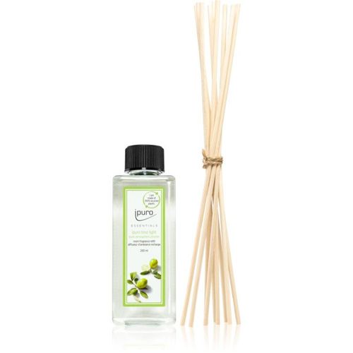 ipuro Essentials Lime Light aroma-diffuser navulling + Stokjes navulling voor geurstokjes 200 ml