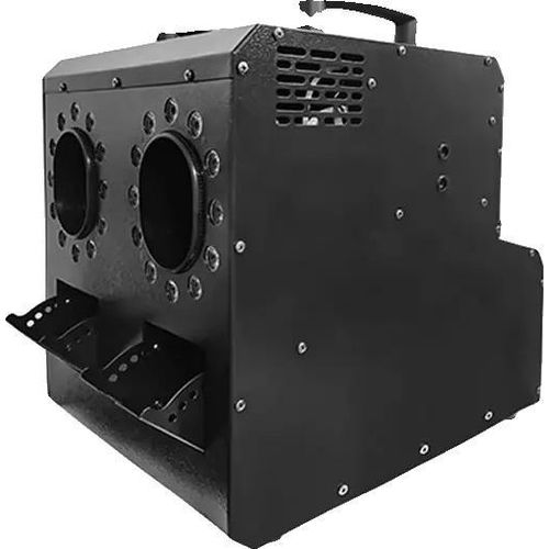Rauchblasenmaschine, Doppelöffnungen Hochzeitsblasen-Spray, DMX für Bühnen-Spezialeffekte, 1500W Zwei Löcher, EU-Stecker