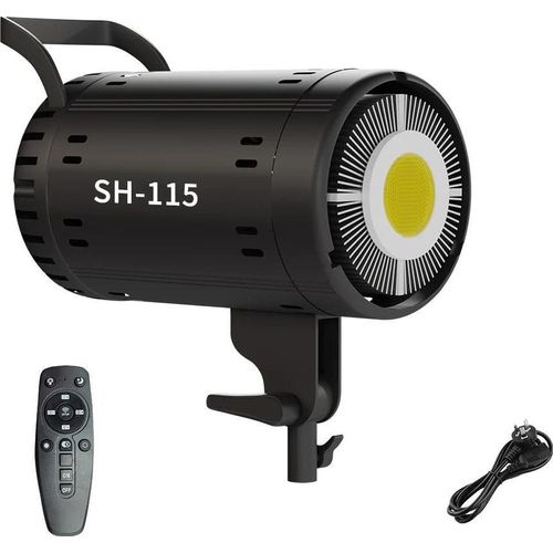 Fotografie LED Video Licht, Bi-Color Einstellbar, Kontinuierlicher Ausgang, 115W Schwarz