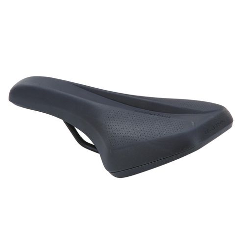 Mountainbike-Sattel, mit Fixierungsskala, Farbe: schwarz