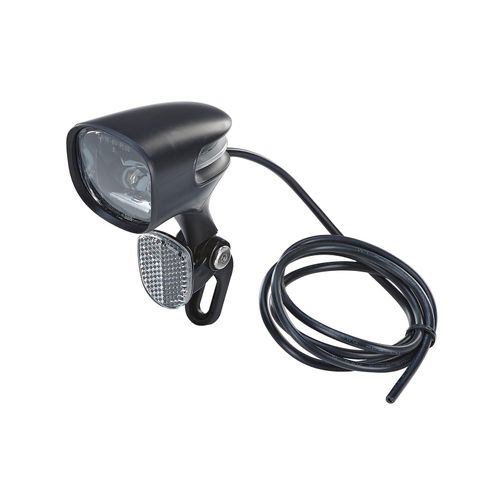 E-Bike Scheinwerfer 80 Lux, mit OSRAM LED's, für E-bikes (9-48 V), 360° Sichtbarkeit, integrierter Reflektor
