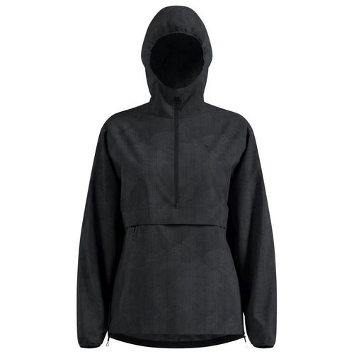 Odlo Damen Zeroweight Print Jacket schwarz