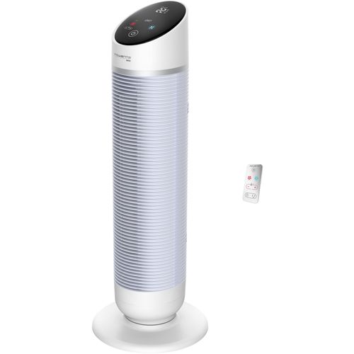 Turmventilator ROWENTA "3-in-1 Turmventilator Silent Comfort, 10 Stufen für jeden Bedarf", weiß, B:29,5cm H:81,7cm T:29,5cm, Ventilatoren, Heizlüfter, Ventilator und Luftfilter, Fernbedienung, Timer, HQ8120