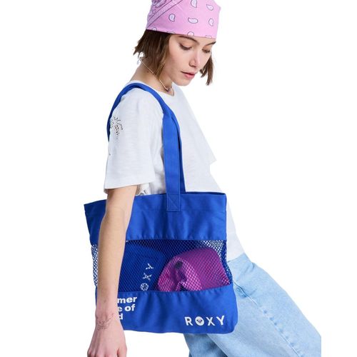 Strandtasche ROXY "Summer Breezy", Damen, surf the web, Baumwolle, Taschen Strandtasche
