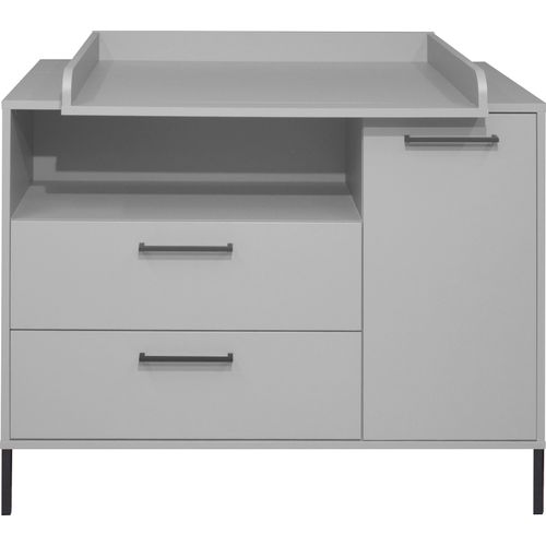 Wickelkommode MÄUSBACHER "Olaf", grau (kreidegrau, kreidegrau), Wickelkommoden, Wickelkommode, Wickelkommode Breite "119"