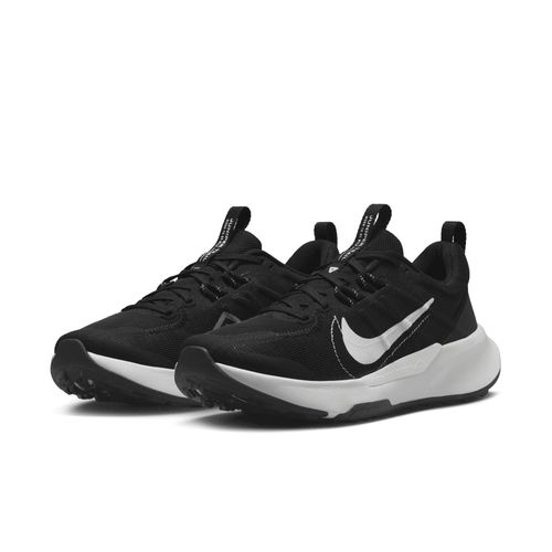 Trailrunningschuh NIKE "JUNIPER TRAIL 2 TRAIL", Damen, Gr. 36,5, schwarz-weiß (schwarz, weiß), Synthetik, Textil, Schuhe Trailrunningschuh