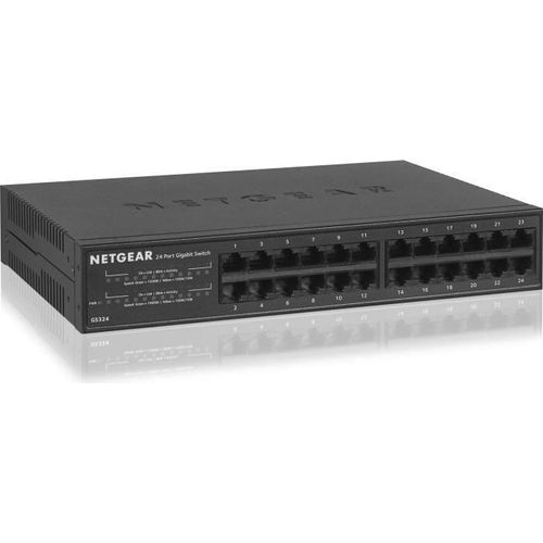 Netgear GS324-100EUS Switch NETGEAR 24x GE GS324-100EUS SOHO Ethernet Switch retail