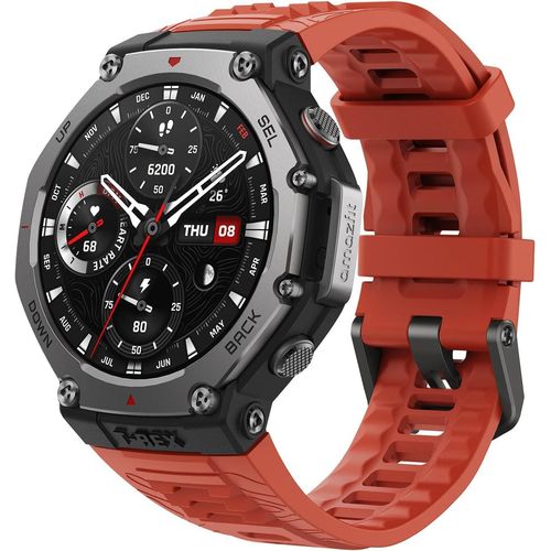 Amazfit T Rex 3 Outdoor Smartwatch 48 mm AMOLED Display Offline Karten 6 Satellitensysteme Dual GPS 27 Tage Akku 170 Sportmodi NFC