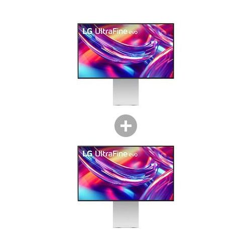 LG 2x UltraFine™evo 32 ″ 6K Nano IPS Black mit Thunderbolt™ 5 32U990AS.32U9001