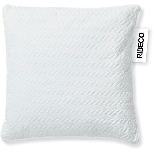 Nackenstützkissen RIBECO "Luca Kissen 40x80 & 80x80 cm, 18 cm Höhe", weiß, B:80cm H:18cm L:80cm, Bezug: 100% Polyester, Kopfkissen, Mit über 1000 positiven Kundenbewertungen