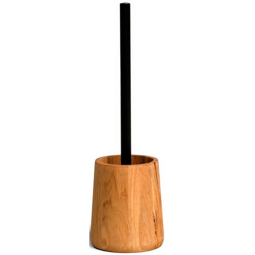Reinigungsbürste MÖVE "OAK", braun, H:37cm Ø:11cm, Holz, Reinigungsbürsten, Reinigungsbürste