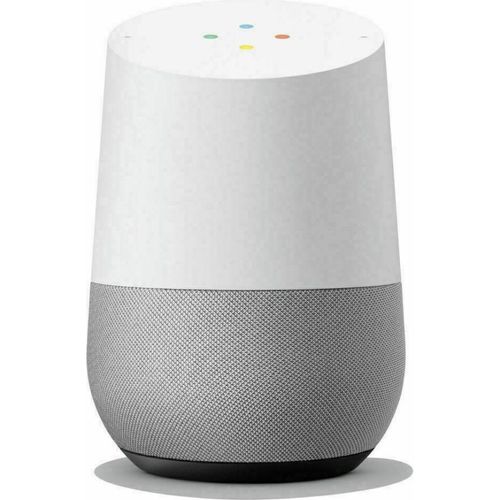 Google Home, Google Assistant, Zylinder, Grau, Weiß, Stoff, Kunststoff, Chromecast, Chromecast Audio, Leistung, Status
