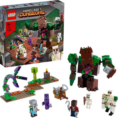 LEGO 21176 Minecraft Die Dschungel Ungeheuer Spielzeug, Set aus Minecraft Dungeons mit Actionfiguren