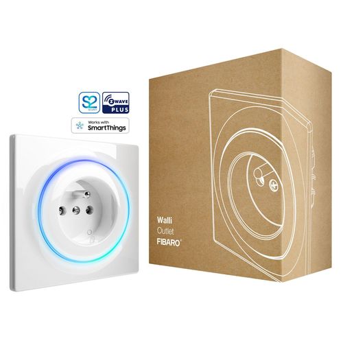 FIBARO Walli Outlet Typ E (Weiß)