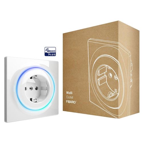 FIBARO Walli Outlet Typ F (Weiß)