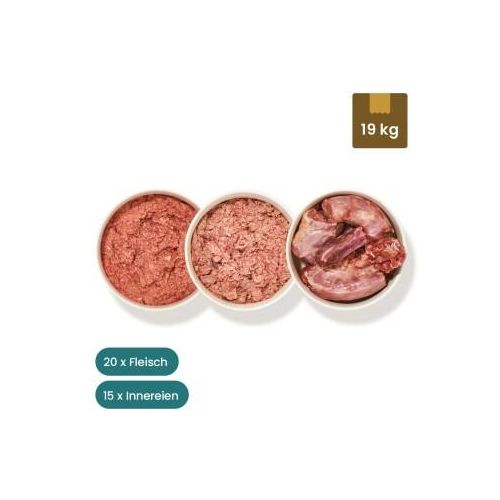 haustierkost.de Schlemmer Paket HUND Frostfutter 19 kg