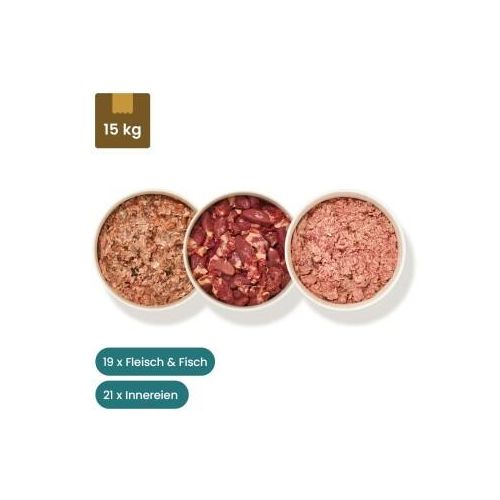 haustierkost.de Schlemmer Paket KATZE Frostfutter 15 kg