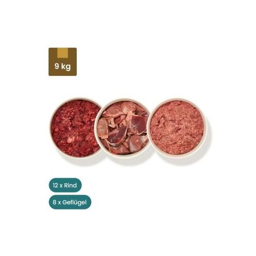 haustierkost.de Bio Paket Katze Frostfutter 9 kg