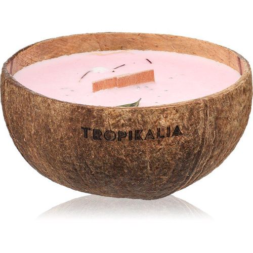 Tropicandle Frozen Cranberry bougie parfumée avec mèche en bois 350 ml