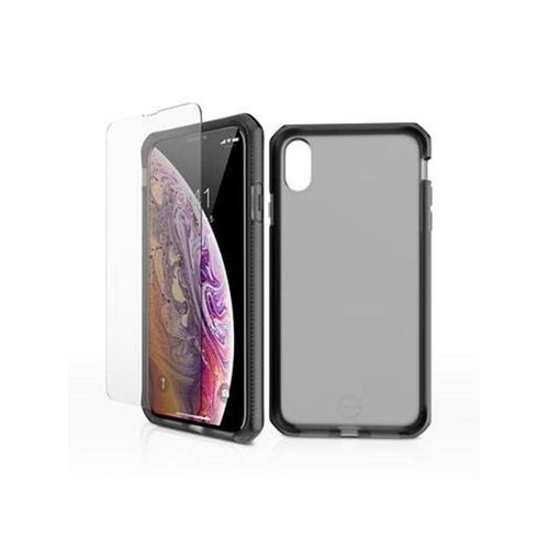 ITSKINS SUPREME FROST360 (Supreme + 2.5D Glass) ?cover for iPhone XS / X®. Black
