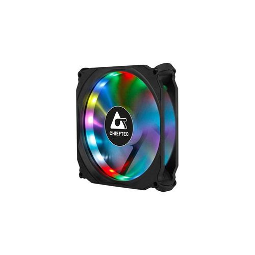 Chieftec CF-1225-RGB 1er-RGB Tornado Tornado - Gehäuselüfter - 120mm - Schwarz