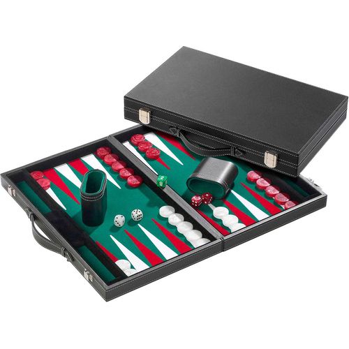 Philos Backgammon grün groß 46,5x28cm