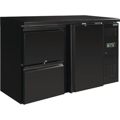 Polar Serie U Barkühlschrank 1-türig mit 2 Schubladen