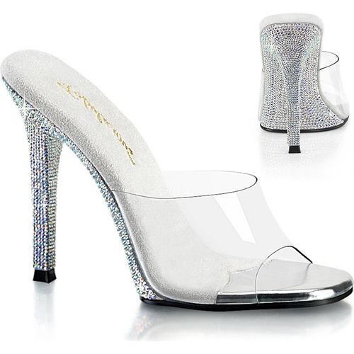 GALA-01DM Damen Slipper von Fabulicious, Transparent EU 36, US 6