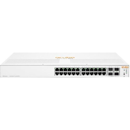 HPE Aruba Networking Networking Instant On Switch 24p Gigabit 4p SFP+ 1930, Managed, L2/L3/L4, Gigabit Ethernet (10/100/1000), Vollduplex, Power over Ethernet (PoE), 1U