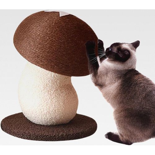 für Katzen, Pilz-Design, Sisal | Spielzeug für Verhaltensbildung, Haus, Wohnung, Wohnzimmer, Schlafzimmer