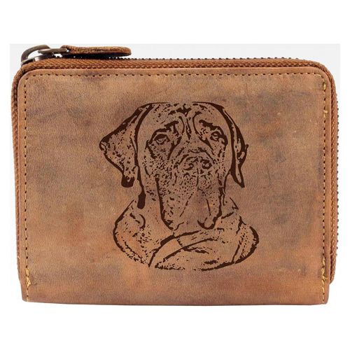 Damengeldbörse mit Motiv der Deutschen Dogge