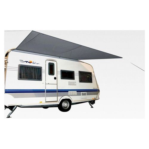 Markise für Wohnwagen und Wohnmobile, Sonnensegel, Vordach, Campingbus 2,4 x 3,5 m