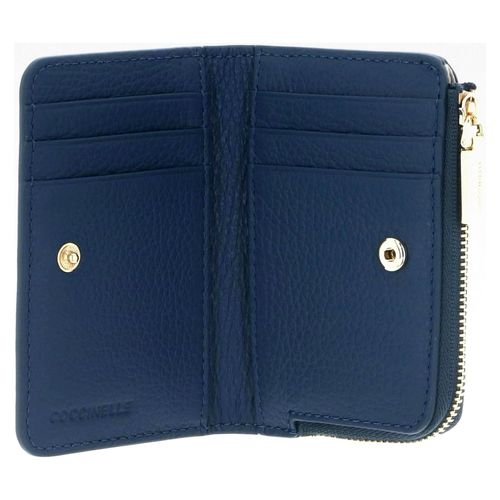 Kartenetui aus Leder Metallic Soft Kreditkartenhalter Tiefblau