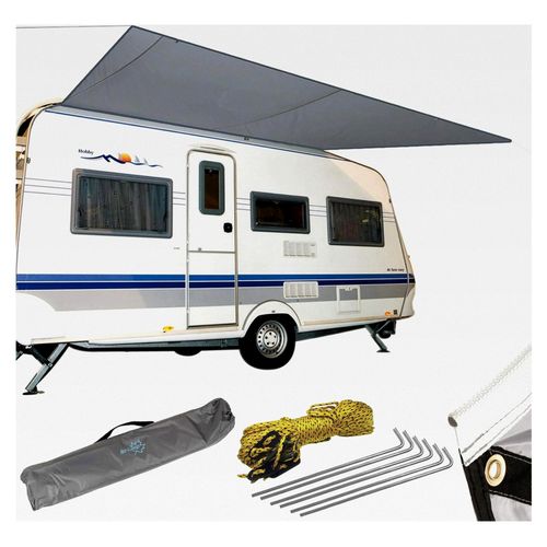 Sonnensegel XL für Wohnwagen und Wohnmobile, Vordach, Keder, 4,6 x 2,4 m