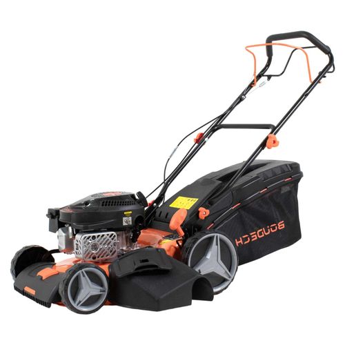 Jukut 170 - Traktionsrasenm§her 4-Takt-Benzinmotor 170cc 3,5PS Schnitt 30-80 mm mit Mulchfunktion Schwarz