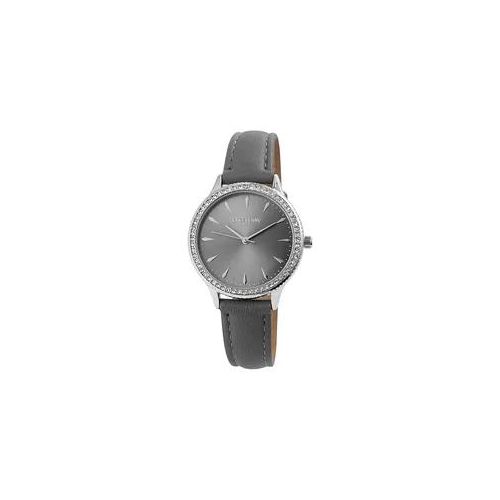 Quarzuhr, grau, Armbanduhren, Damen, Quarzuhr