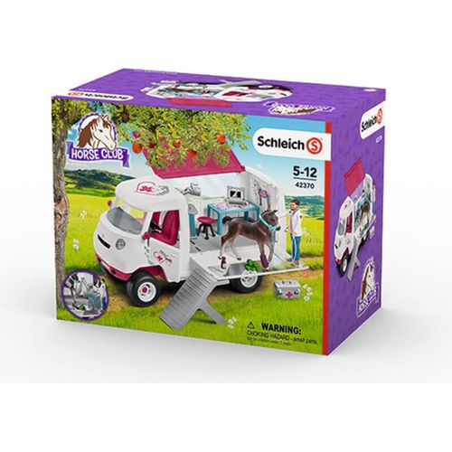 Schleich Mobile Tierärztin mit Hannoveraner Fohlen; 42370