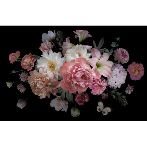 Fototapete PAPERMOON "BLUMENARRANGEMENT", bunt, B:4,5m L:2,8m, Vlies, Tapeten